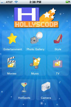 Hollyscoop iPhone